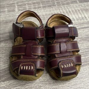 Kids Leather Fisherman Sandals